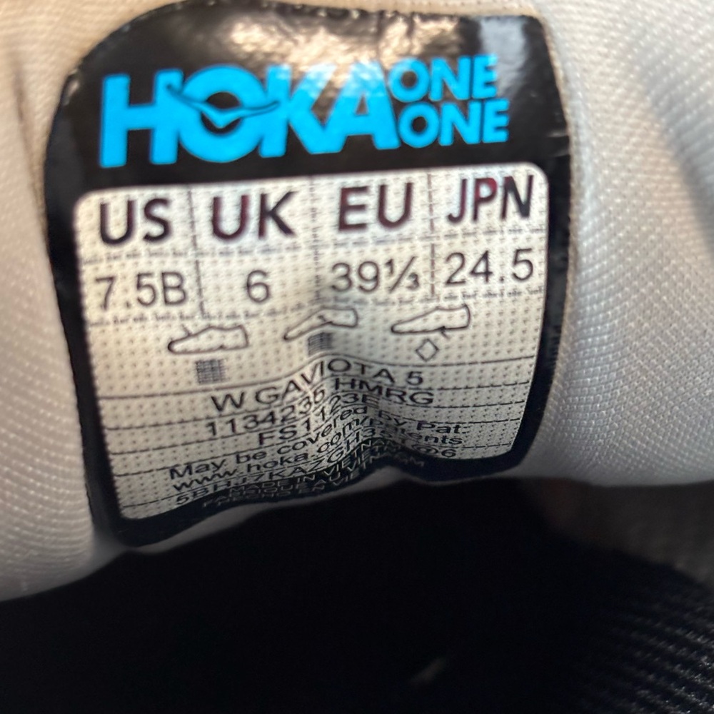 HOKA OneGaviota 5 Gray/Rose Gold Women’s 7.5B - Picture 9 of 9
